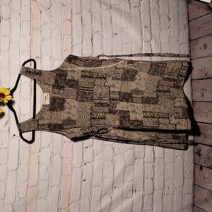 Looking Good black and grey dress XL